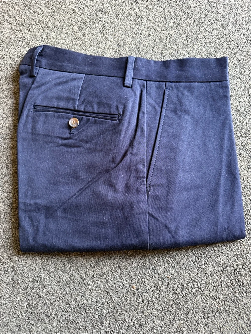 J. Crew Men's Navy Blue Dress Pants - Slim Tailored Trousers